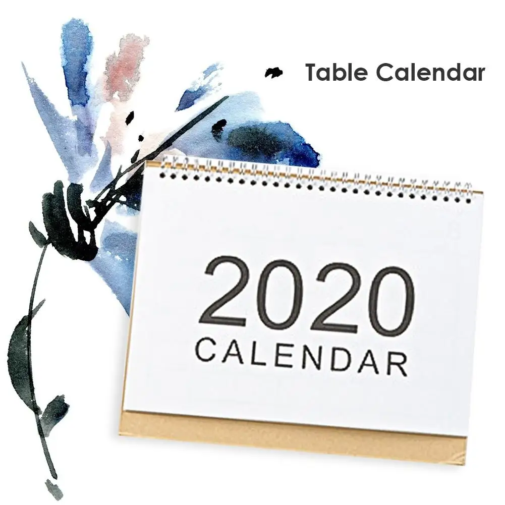 

Креативный Настольный календарь 2020, ручная роспись, ежедневник на 365 дней, записная книжка, блокнот из крафтовой бумаги для дома и офиса
