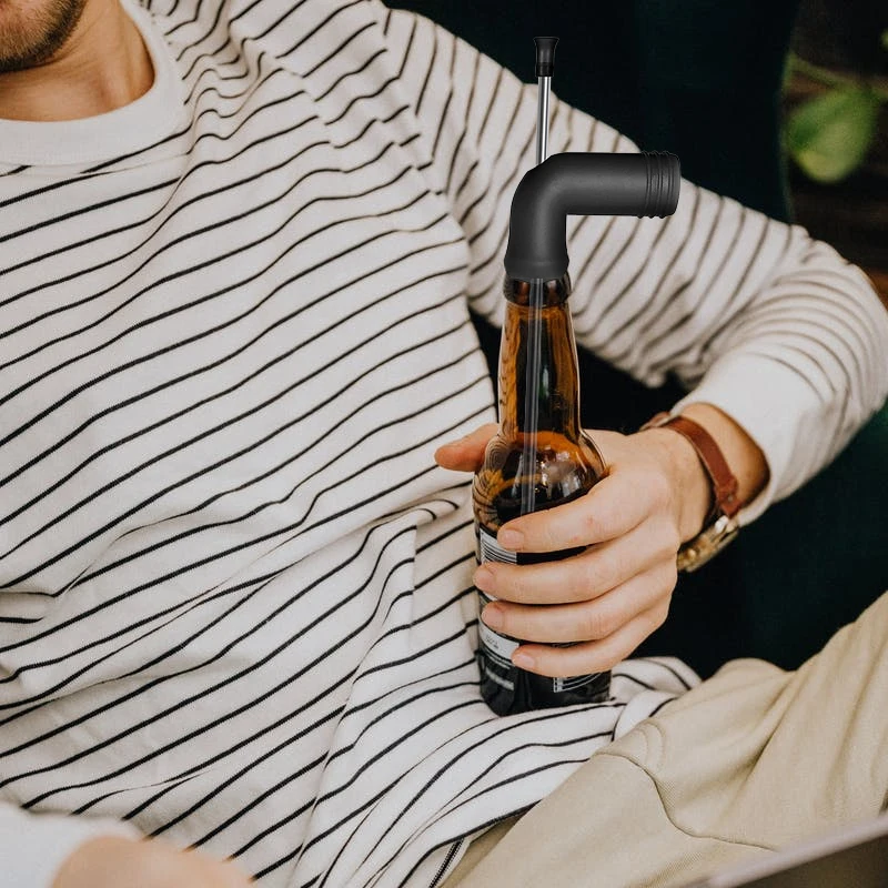 

1PC Beer Snorkel Straw Beer Bong Funnel Slammer Double Snorkel Drinking Beer Bar Tools Festivals Party Dispenser Y1F5