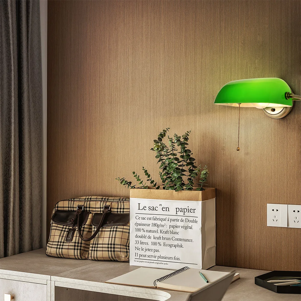 Промышленный Винтажный Зеленый Банкер настенный светильник классический