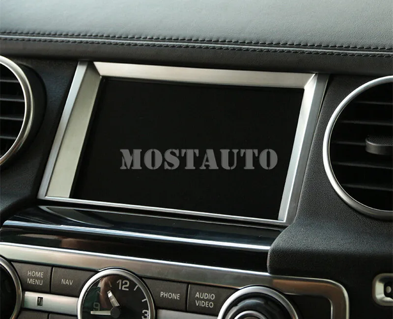

For Land Rover Discovery 4 LR4 Inner Console GPS Navigation Cover Trim 2010-2016 1pcs Car Accessories Interior Car Decor