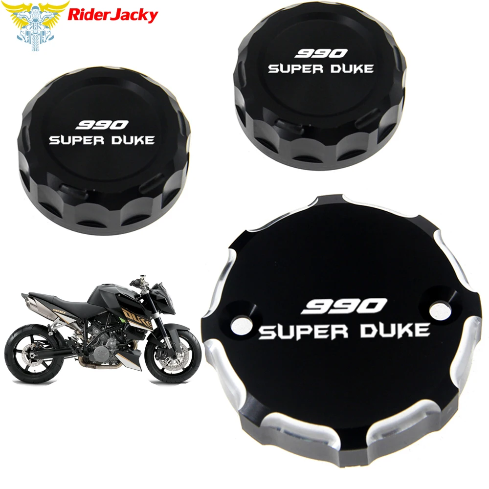 

CNC Aluminum Motocycle Front Rear Brake Clutch Reservoir Cover For KTM 990 SUPER DUKE 2005 2006 2007 2008 2009 2010 2011 2012