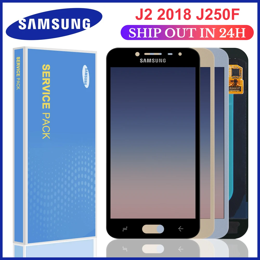 ЖК дисплей Super AMOLED 5 0 дюйма для Samsung Galaxy J2 Pro 2018 J250 SM J250F/DS сенсорный экран дигитайзер