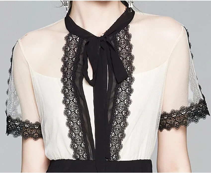 JSXDHK новое модное женское Тюлевое платье макси летние Роскошные элегантные