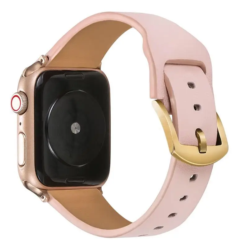 Ремешок для Apple watch из натуральной кожи 42 мм 38 Iwatch 5 4/2/1 40 44 | Наручные часы