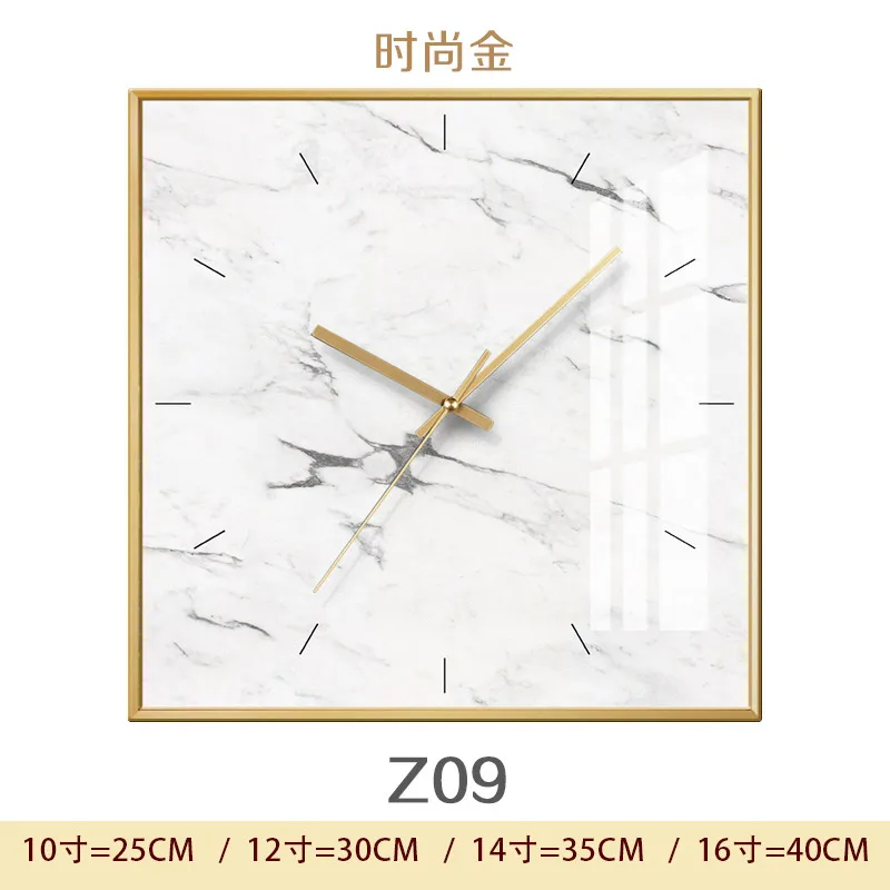 Настенные часы в скандинавском стиле простые тихие модные квадратные