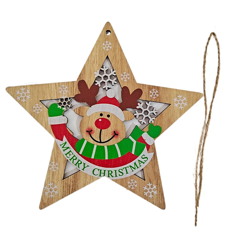 

Деревянные рождественские украшения, деревянные ломтики, деревянные подвесные украшения для фотографий, рождественские праздничные украш...