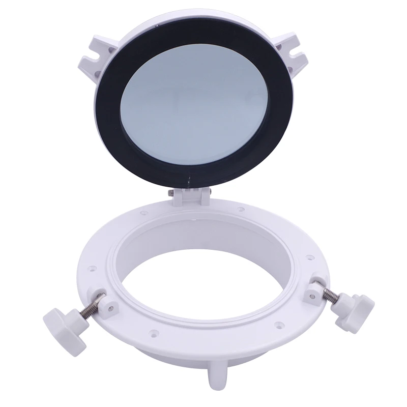 Универсальный 21 см Круглый ABS автомобильный катер Porthole освещение окно открывающийся люк Замена предварительно просверленные аксессуары черный легко установить