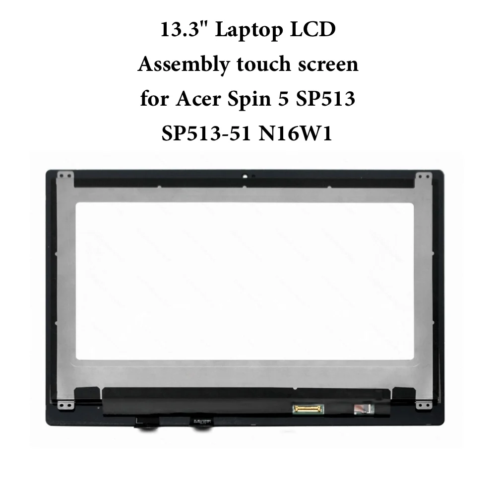 Сенсорный ЖК-экран в сборе для ноутбука Acer Spin 5 SP513 13 3 N16W1 LM133LF1L02 LM133LF1L01 LM133LF1L 30