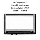 Сенсорный ЖК-экран в сборе для ноутбука Acer Spin 5 SP513 13,3, N16W1, LM133LF1L02, LM133LF1L01, LM133LF1L, 30 контактов, B133HAB01.0, SP513-51 дюйма