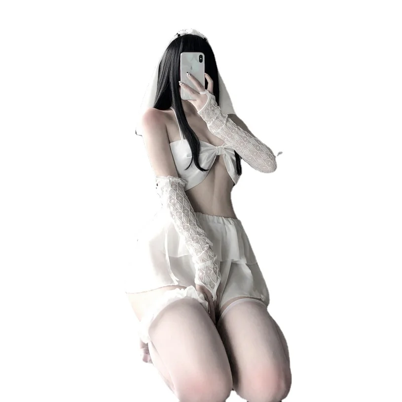 

Sexy lingerie female sexy lace wedding dress bride role play cosplay costume lingerie erotic cosplay costume sexy