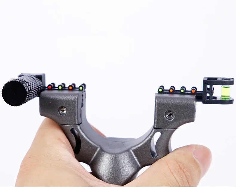 Охотничья стреляющая катапульта Рогатка высокоточная плоская кожаная из