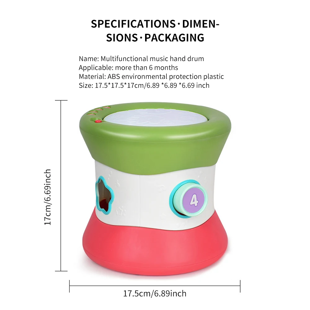 

Children Hand Clap Drums Baby Musical Instrument Pat Toys Child Educational Musical Instruments Pat Drum Kids Learning Music Toy