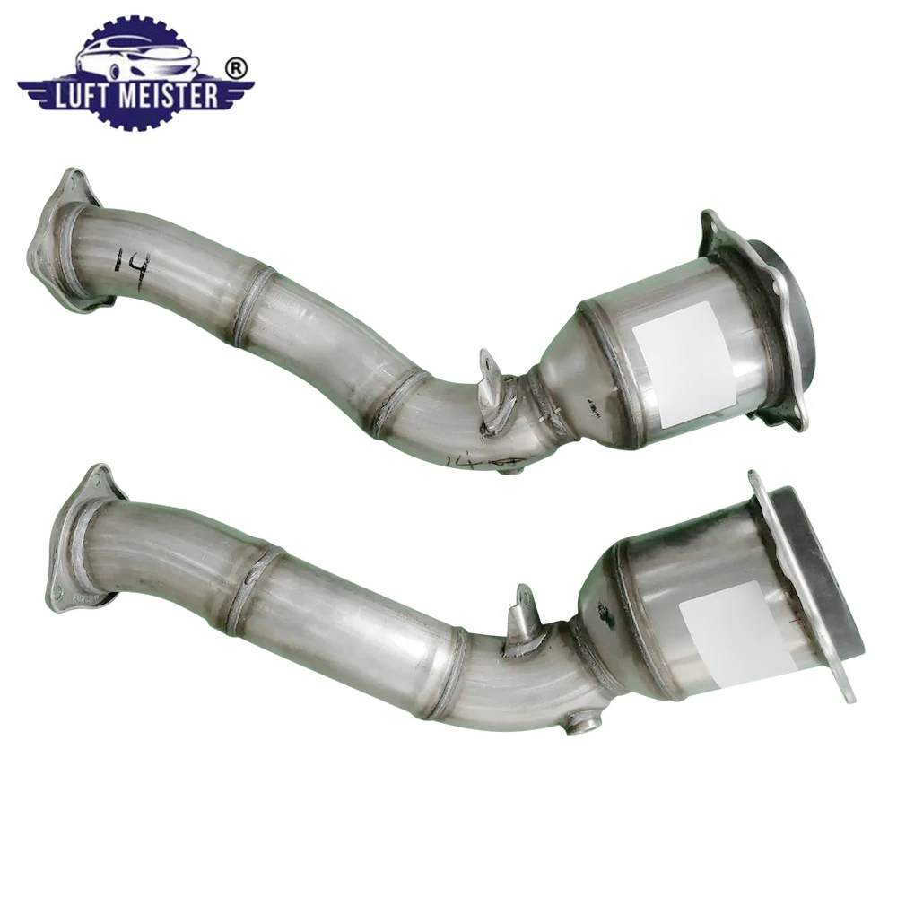 Пара передних каталитических конвертеров 958113021AX для Porsche Cayenne 4 8 V8 - Gas 2011-2014 без