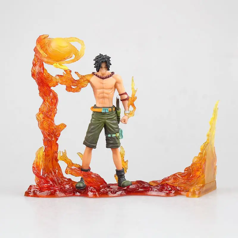 

2pcs/set Anime One Piece action figure The Rival vs1 Portgas D Ace VS Marshall D Teach Model Doll toy