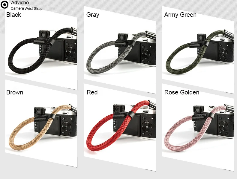 Нейлоновый ремешок ручной работы для цифровой камеры держатель Fujifilm Canon Nikon Sony