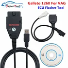 Сканер OBD2 Galletto 1260 ECU, чип-тюнинг, сканер с FTDI FT232RQ EOBDOBDII Flasher Galletto 1260 ECU чип, диагностический интерфейс