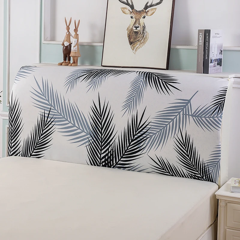 Простой современный эластичный чехол для кровати удобный деревянный с рисунком