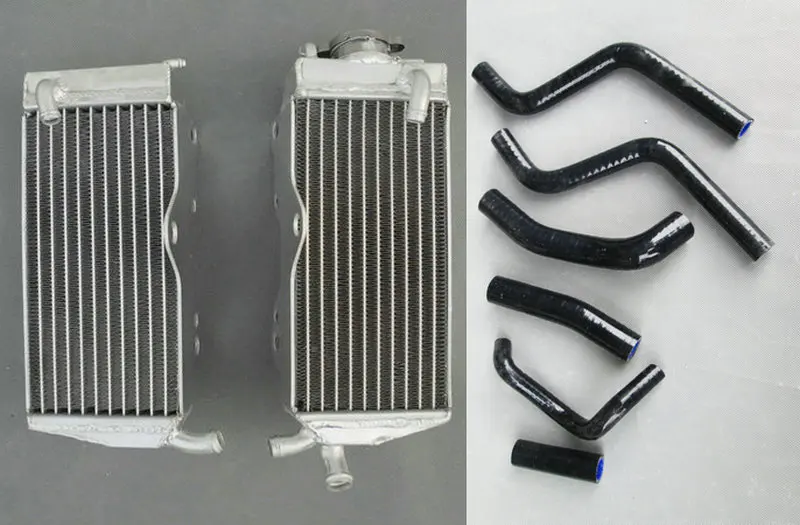 L & R алюминиевый радиатор + силиконовый шланг для Honda CR250 CR250R CR 250 1990 1991 горячая