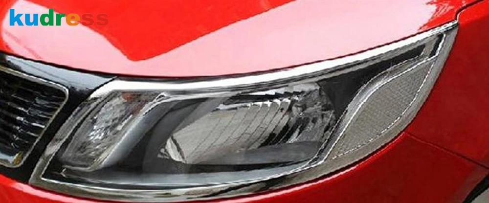 Для KIA Rio K2 2011 2012 АБС хромированная Защитная панель для переднего головной