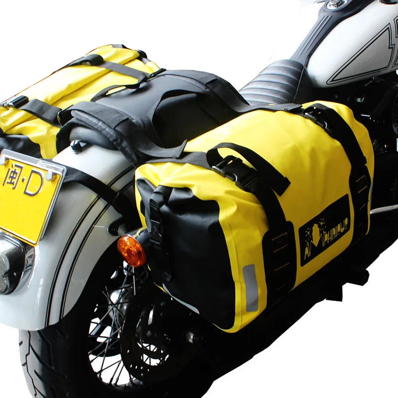 Moto rcycle Водонепроницаемый гонки шлем Дорожные сумки для заднего сиденья сумка