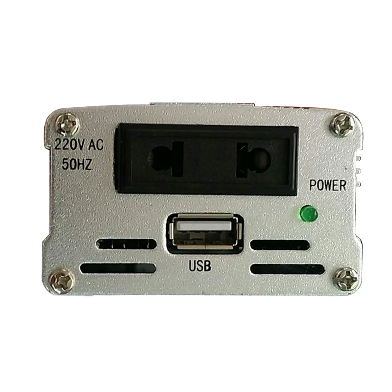 Портативный автомобильный преобразователь напряжения 200 Вт 12 В 220 инвертор