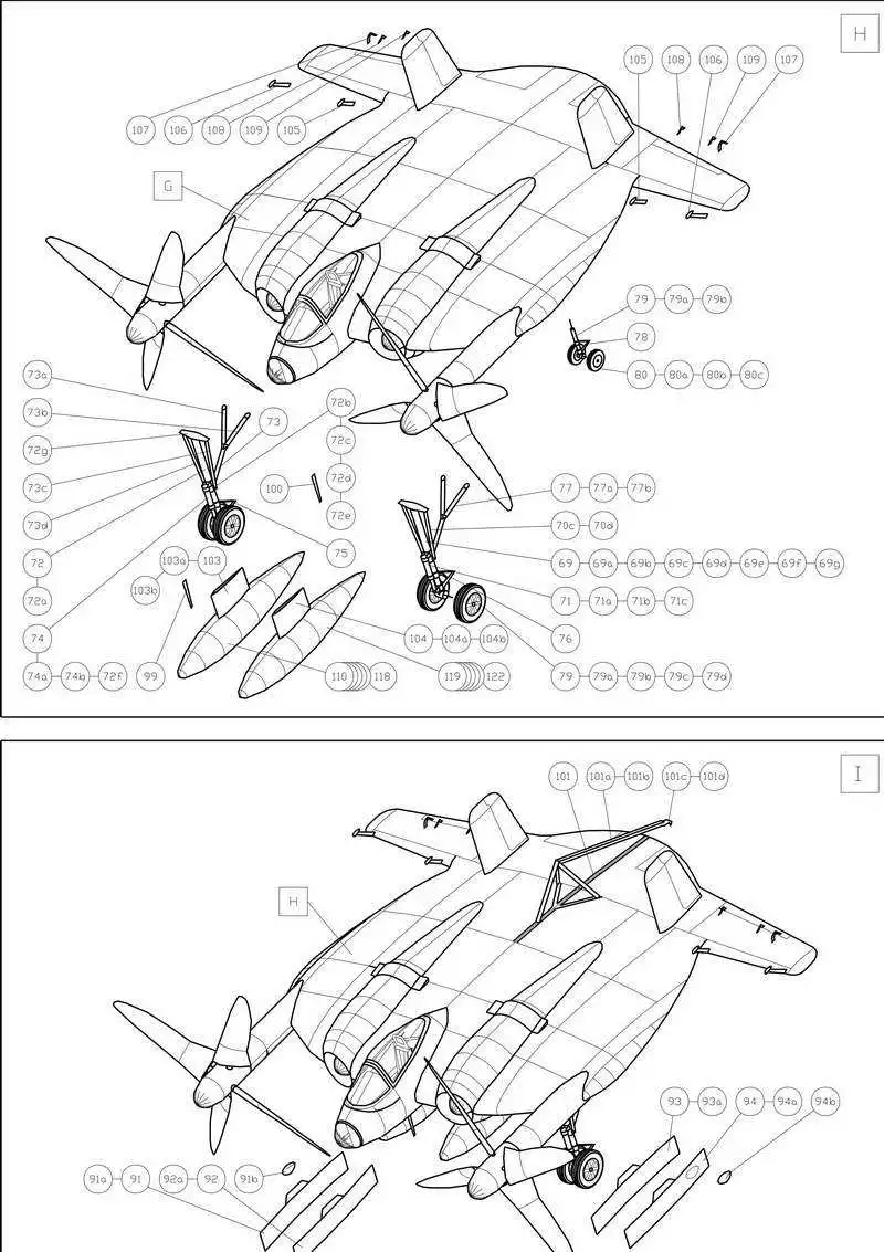 

1:32 paper model American XF5U-1 flying pizza fighter aircraft model manual DIY hobby collection
