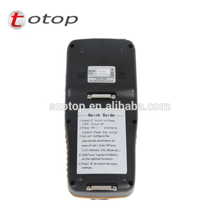

Basic TM-600 VDSL VDSL2 Tester for xDSL Line test and Maintenance Tools With basic function DMM