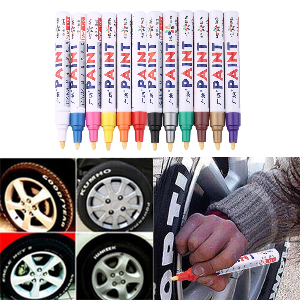 12 шт./компл. несмываемый маркер для рисования Закладка Зебра mildliner Pen гелевая