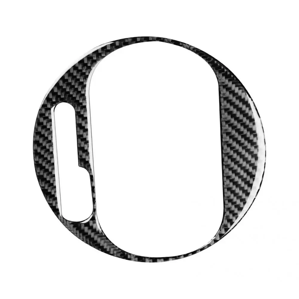 

Sturdy Practical Gear Shift Inner Panel Sticker Carbon Fiber Panel Trim Cover Heat-resistant