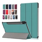 Чехол для Samsung Galaxy Tab S7, складной SM-T870-книжка с подставкой, умный чехол для Samsung Galaxy Tab S7 11 дюймов