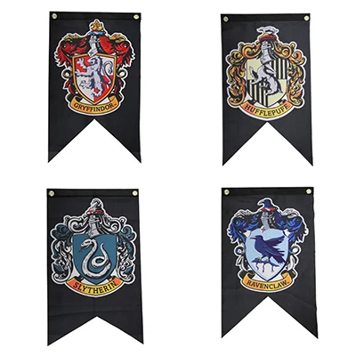 Армейский зеленый Gryffindor вечерние принадлежности для дня рождения колледж hp флаг баннеры для мальчиков девочек Дети Хэллоуин украшения Рождественский подарок - Цвет: Армейский зеленый