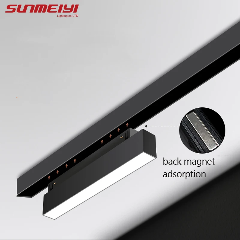 

Modern Track Lighting Systems Set Magnetic Track Lights For Living room Bedroom Office Surface mounted Spotlight Led Lamp 12W