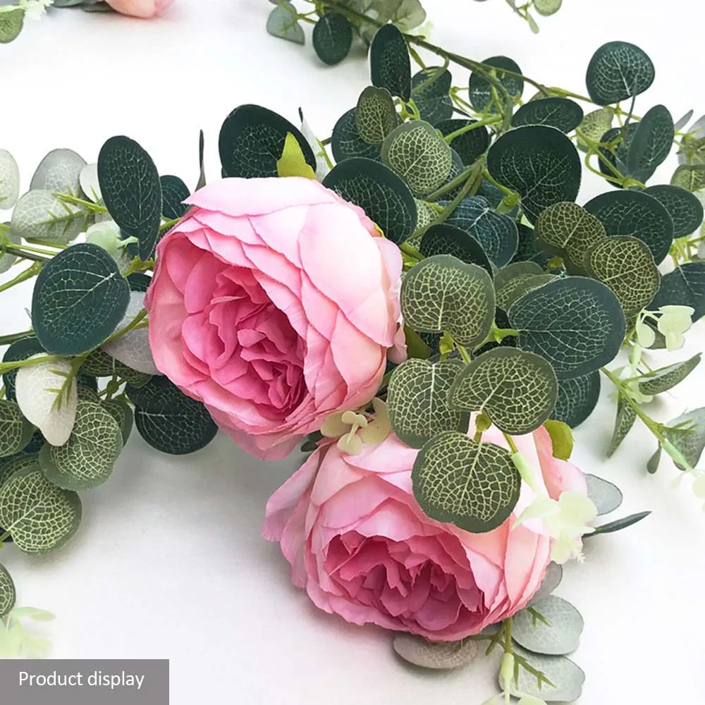 Искусственный цветок эвкалипта ротанга Свадебная выставка Пион лоза