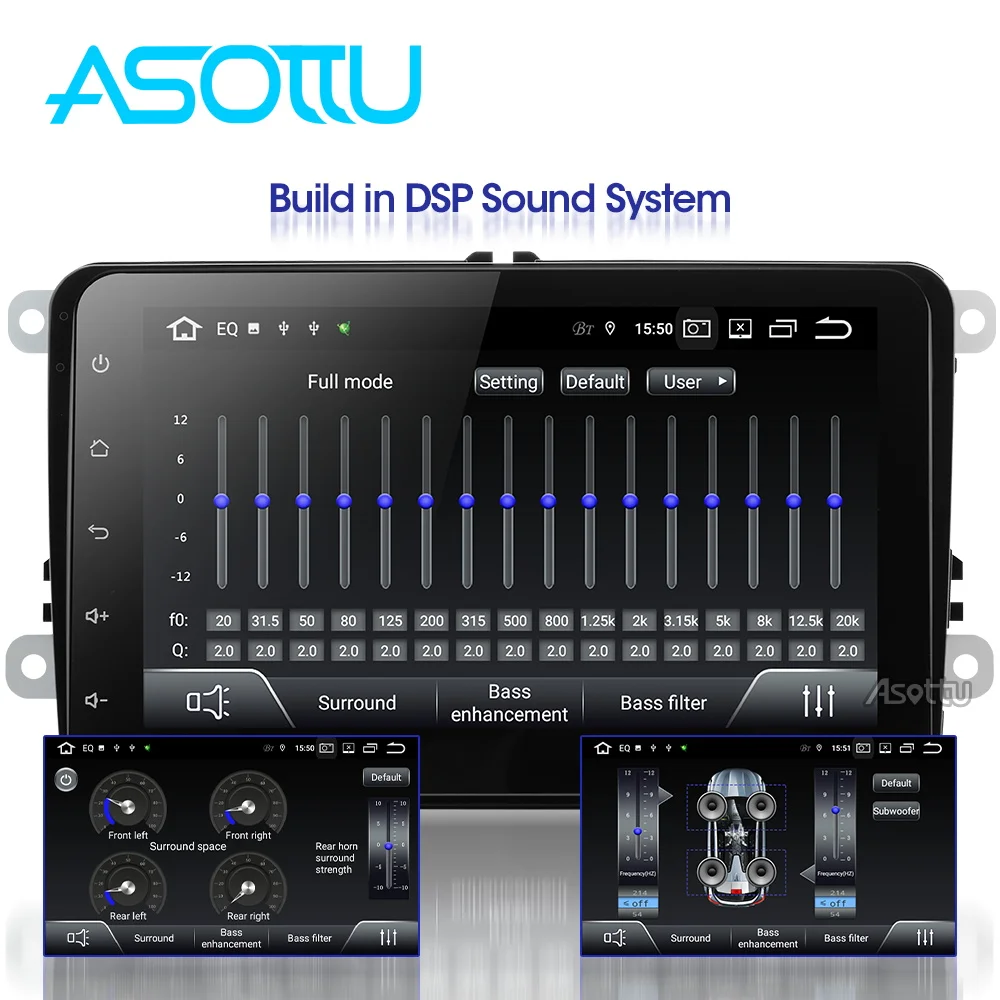 Автомобильный dvd Asottu VW303 px30 android 9,0 для VW polo golf passat tiguan skoda yeti superb rapid для skoda gps navi