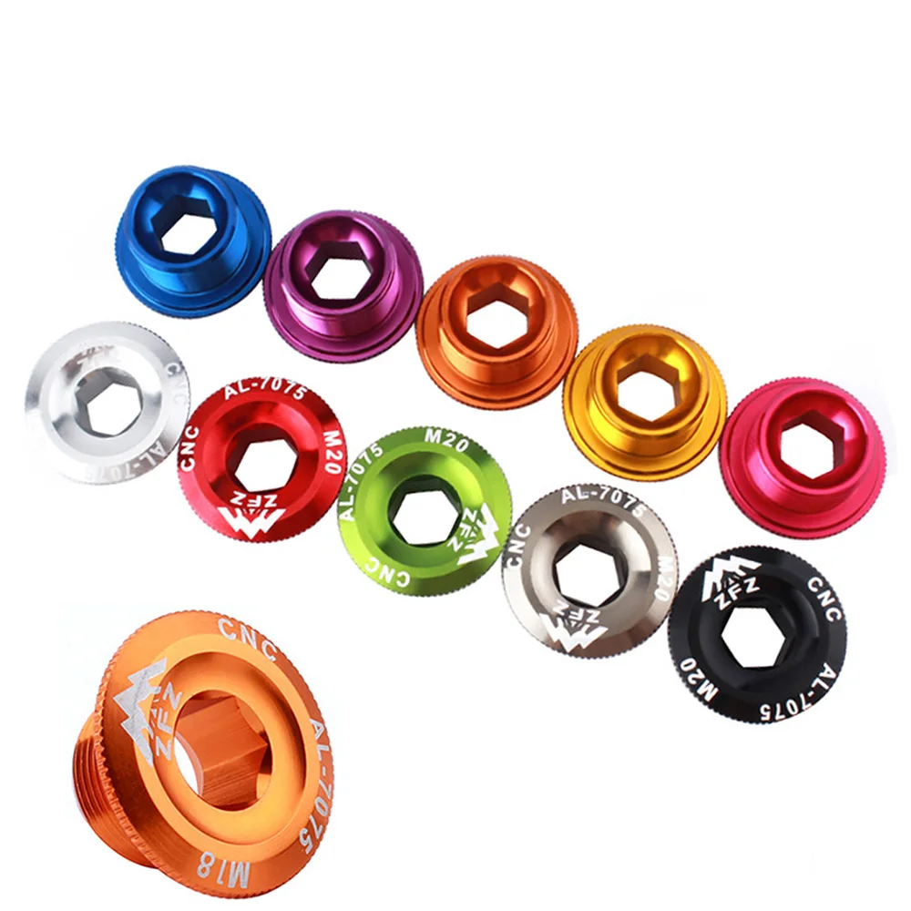

M15 M18 M20 Bicycle Parts BB bolts CNC Alloy Crank Bolt Cover Cap Crank Cover Bike Bottom Bracket Bolt Crank Arm Fixing Bolt