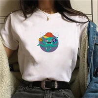 cartoon octopus print t shirt women fashion tshirt harajuku tops tee cute short sleeve animal tshirt female tshirts