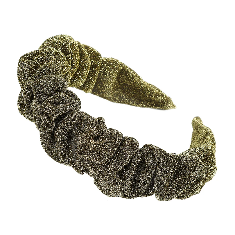 Женский обруч для волос с блестками AWAYTR нескользящий в виде ободок аксессуар