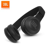 jbl e45bt wireless bluetooth earphones noise cancelling portable folding sports headset hifi bass with mic 16 hours battery life