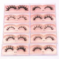 100 pairs 20mm mink lashes 3d mink eyelashes wholesale false eyelash mink lashes bulk makeup beauty lashes mink lash faux cils