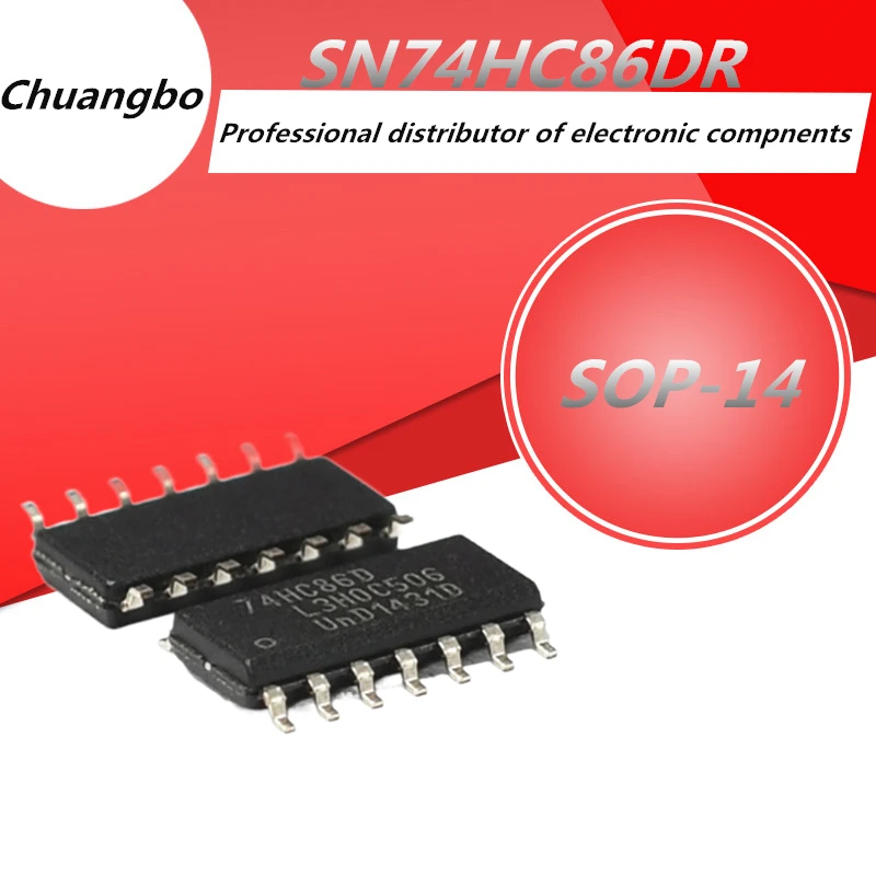 

10 шт. точечный 74HC86D SOP14 74HC86 SOP SN74HC86DR SN74HC86 SMD новый бренд