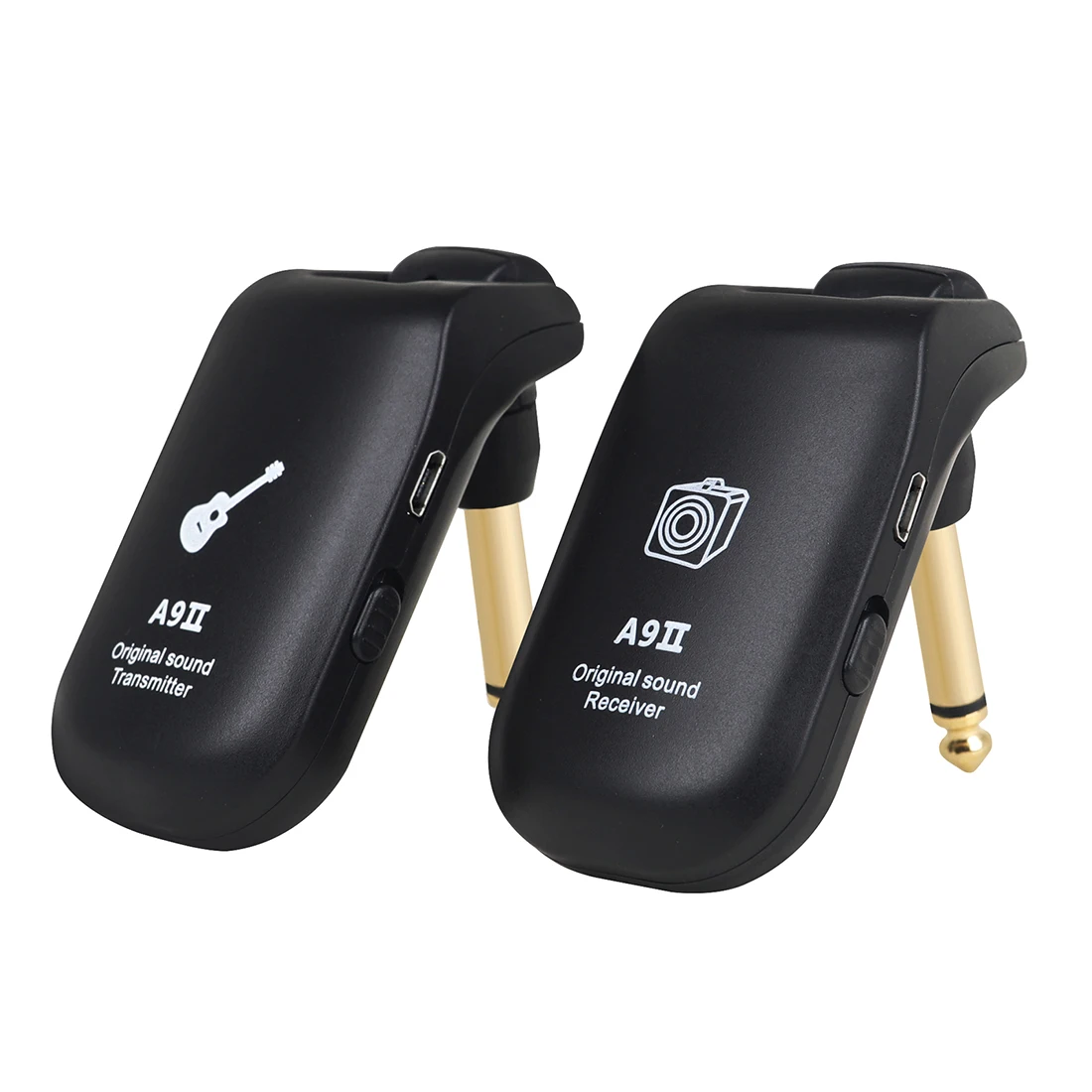 M MBAT UHF Wireless Guitar System Transmitter Receiver Anti-Interference Built-in Rechargeable Musical Instrument Accessories