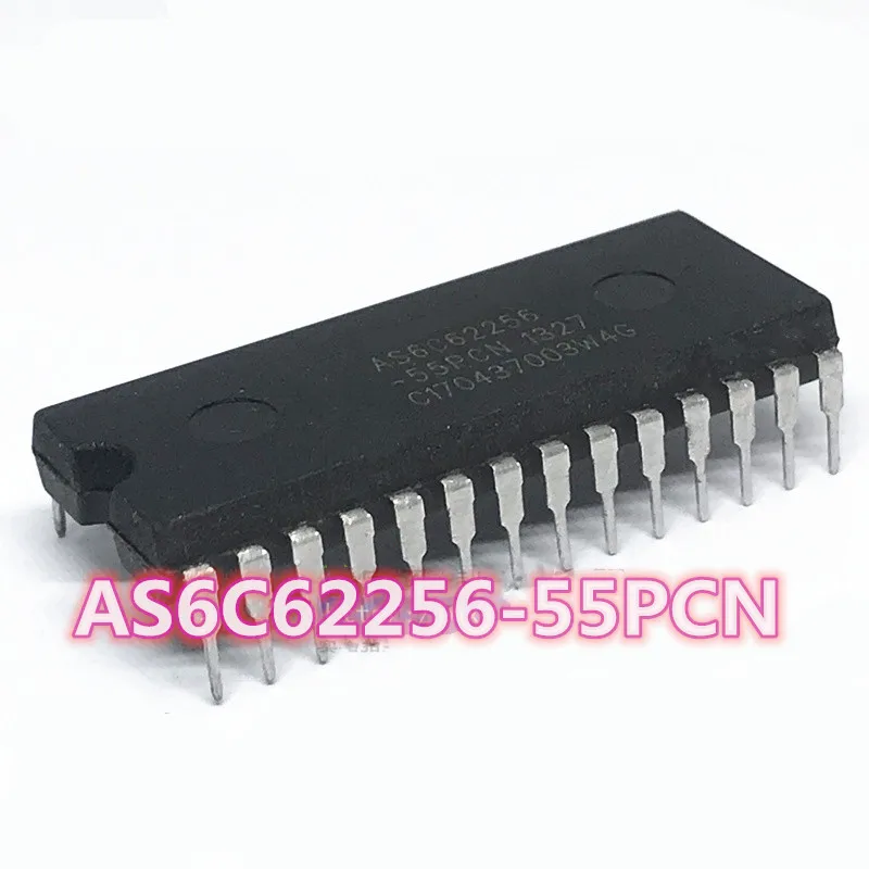 5 шт.-20 шт./лот AS6C62256-55PCN AS6C62256 AS6C62256-55 DIP-28 новый оригинальный чип памяти - купить по