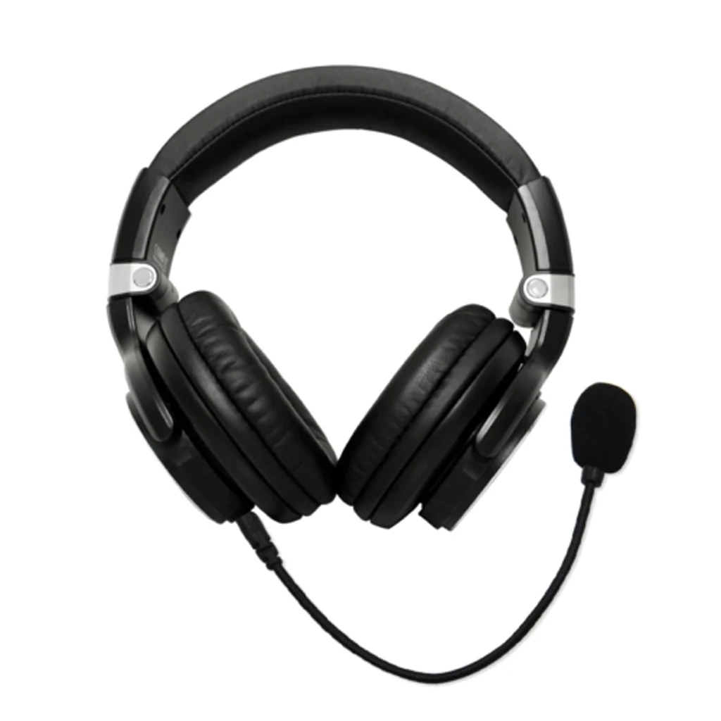 Черная Проводная стереогарнитура 3 5 мм для студийных игр микрофон мини HD моно
