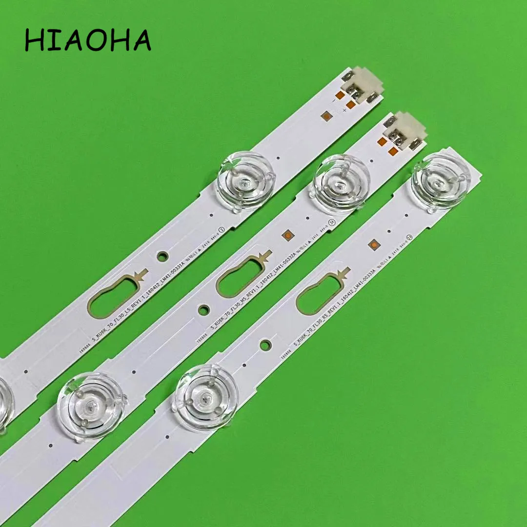 

27pcs/set LED Backlight Strip For Samsung 70"TV UA70KU6300 S_KU6K_70_FL30_L5 M5 R5 LM41-00331A 00332A 00333A BN96-40275A 40276A