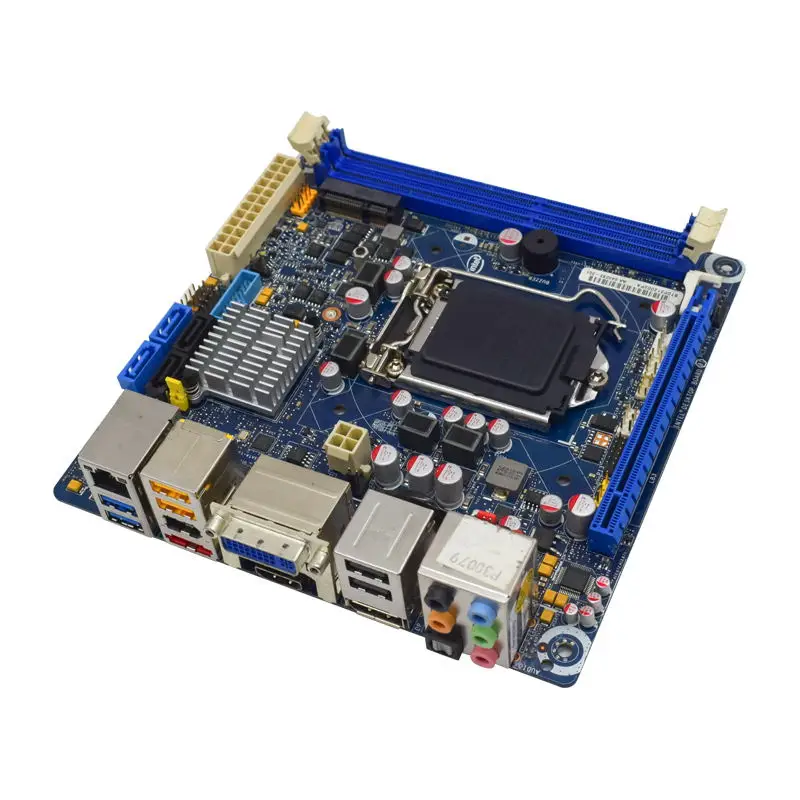 dh77df for intel lga 1155 h77 desktop pc motherboard ddr3 1600mhz ram 16gb pci e 3 0 core i7 i5 i3 cpus dvi hdmi sata3 mini itx free global shipping