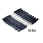 10 Kit3.5mm штекер наушников аудио разъем для наушников ремонт кабель с разъемом jack одинарный двойной каналстерео разъем для наушников