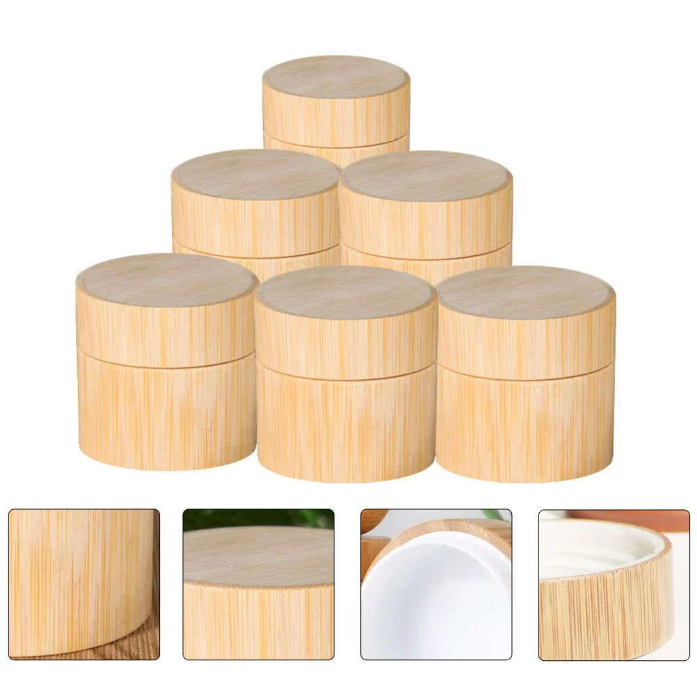 

6pcs Simple Portable Face Cream Bottles Multi-functional Empty Bottles