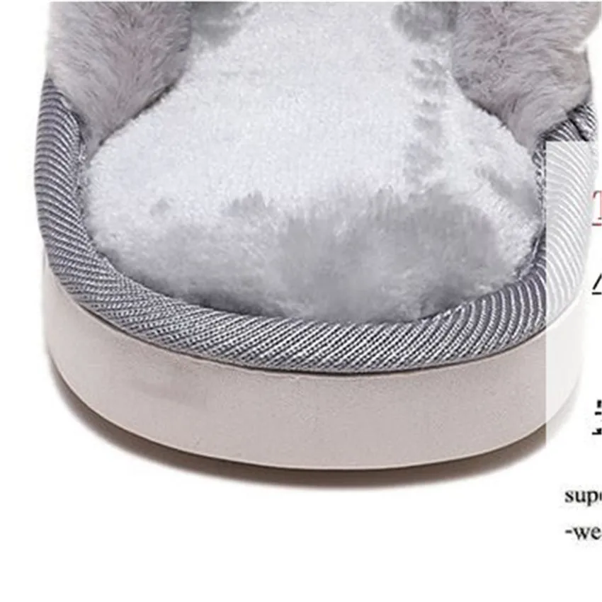 

Maggie's Walker Japanese Style Solid Color Pink Slides Spring Plush Slippers Non-slip Zapatos De Mujer House Shoes Plus Size