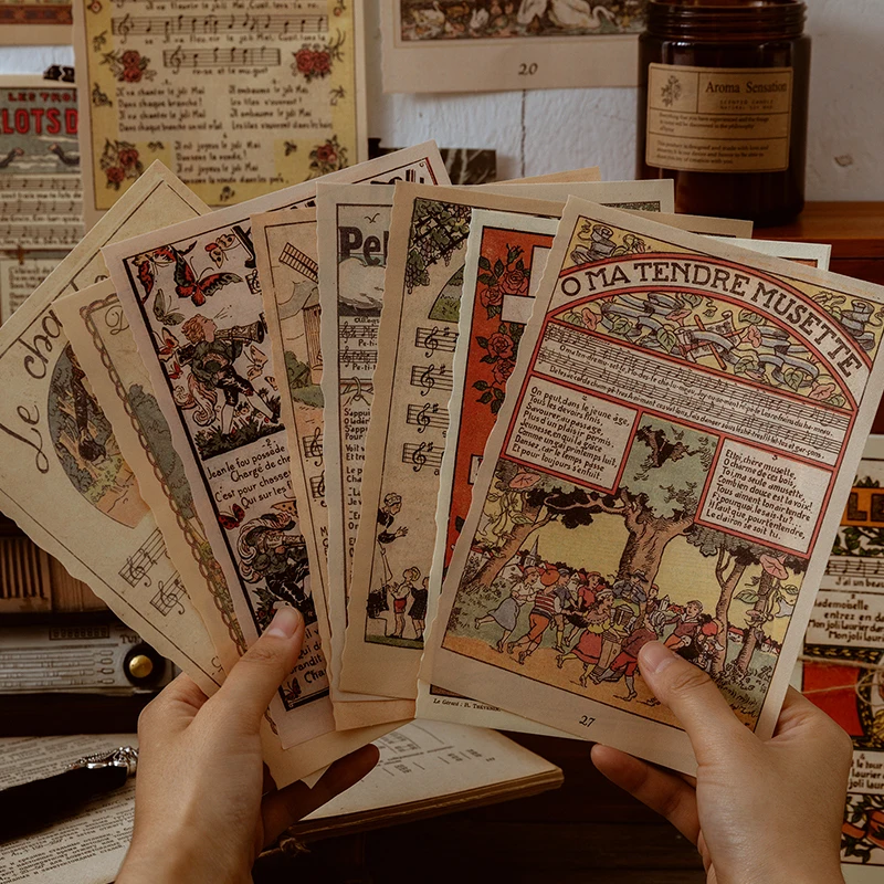 Средневековый бумага из блакнота для бумаги заметок на клейкой основе