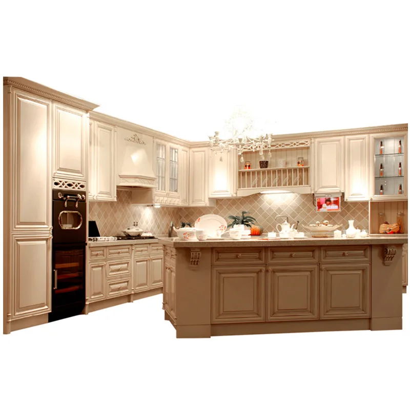 Американский стандарт l образный модульный дизайн кухни|Кухонные шкафы| |